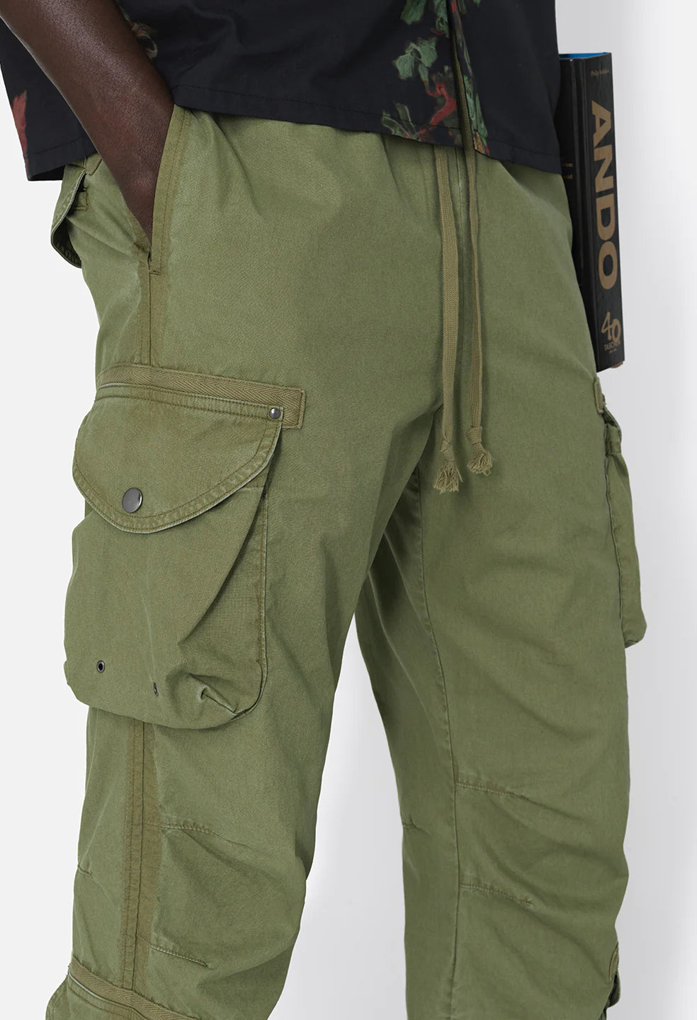 Deck cargo pants - olive