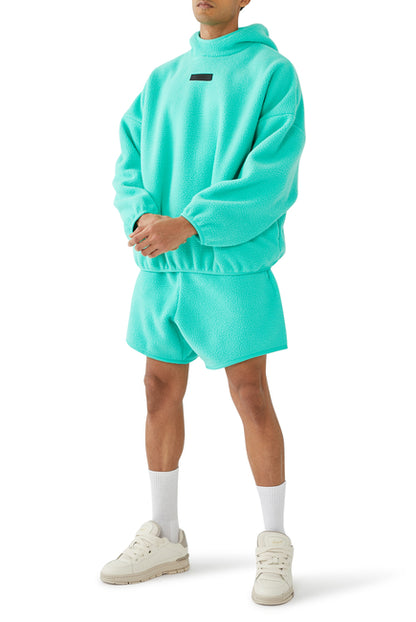 Mint leaf polar fleece short