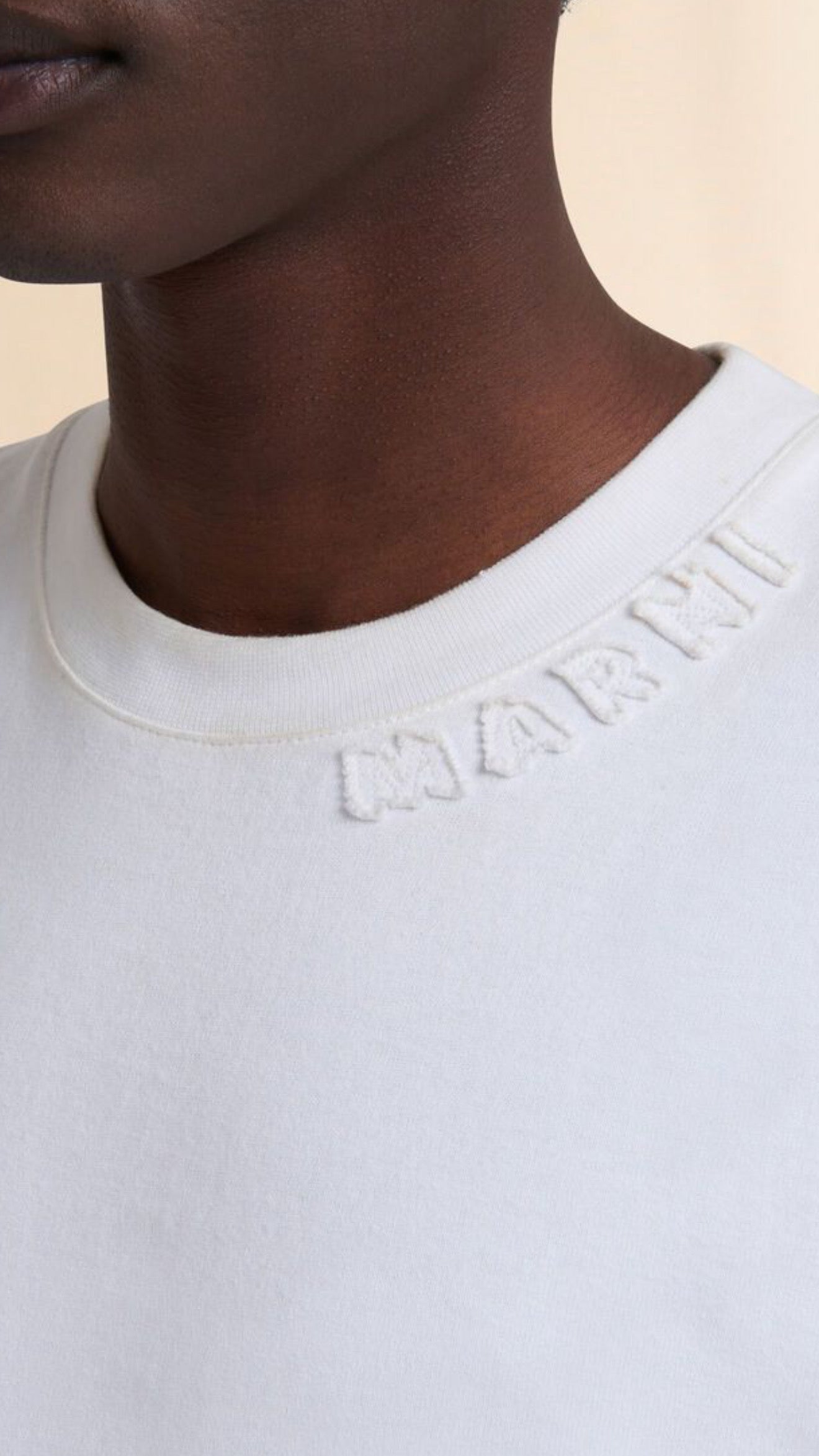 Cotton oversized T-shirt with patches