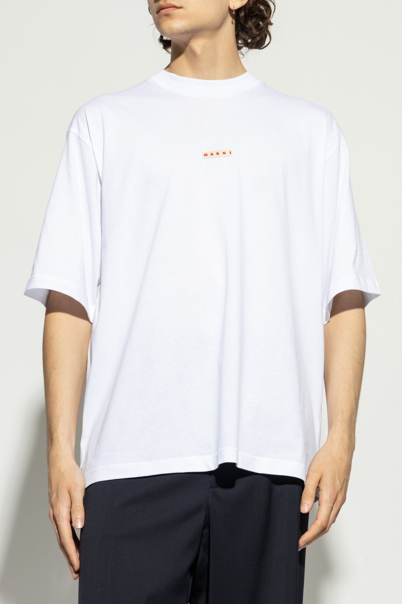White T-shirt with logo