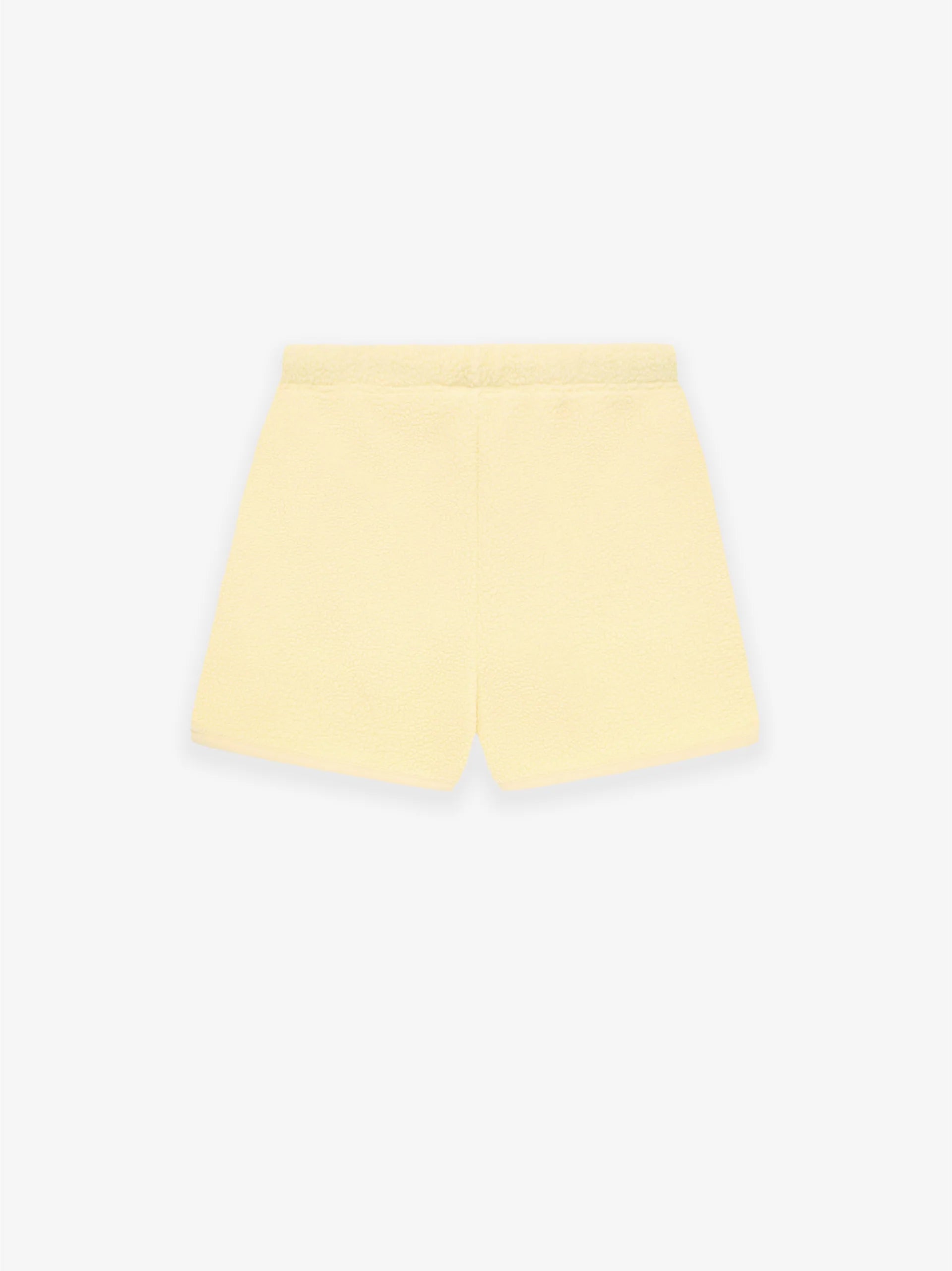 Garden yellow polar fleece shorts