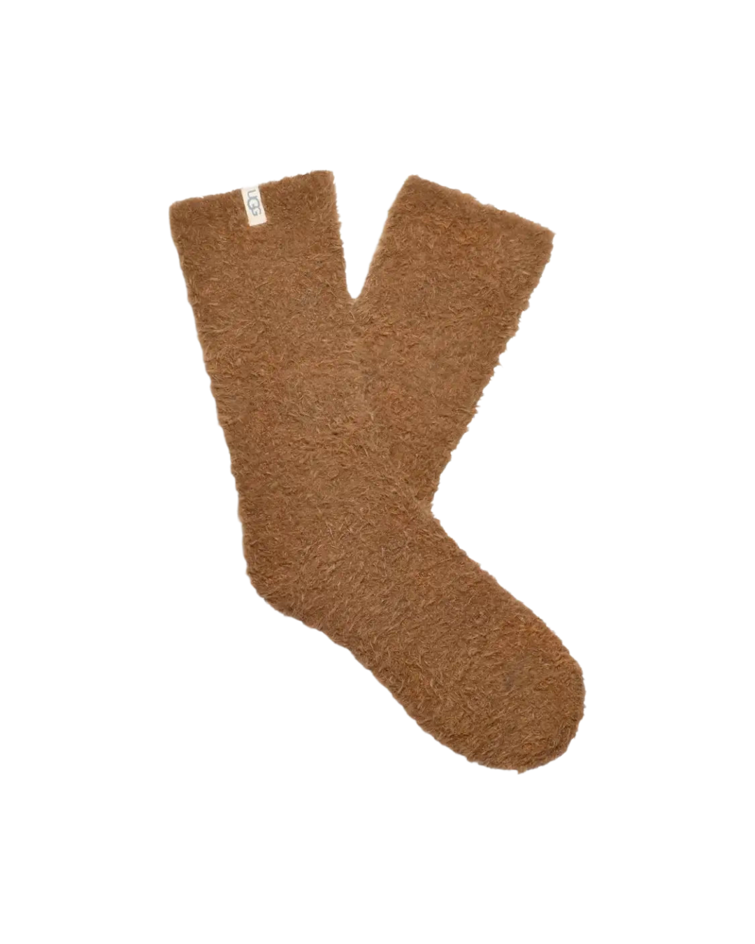 Teddi cozy crew sock - chestnut