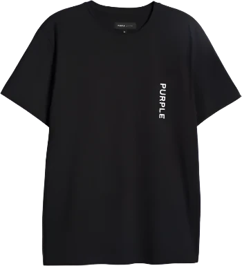 Clean jersey tee -  black