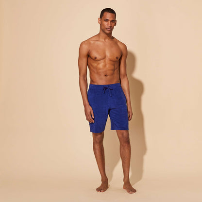 BERMUDA SHORT EN ÉPONGE HOMME UNI