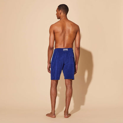 BERMUDA SHORT EN ÉPONGE HOMME UNI