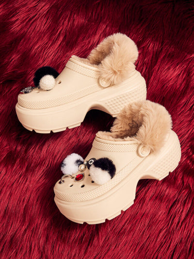 Crocs Stomp Lined Clog Beige