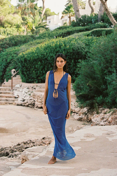 Harper maxi dress- midnight mesh