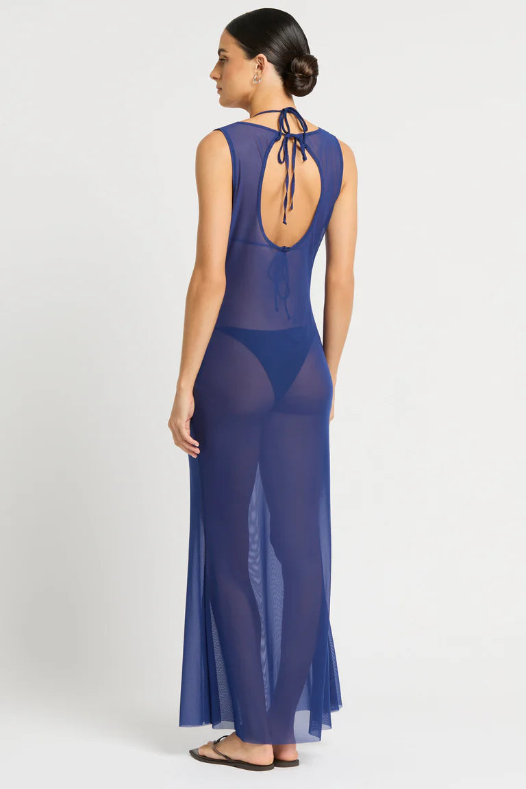 Harper maxi dress- midnight mesh