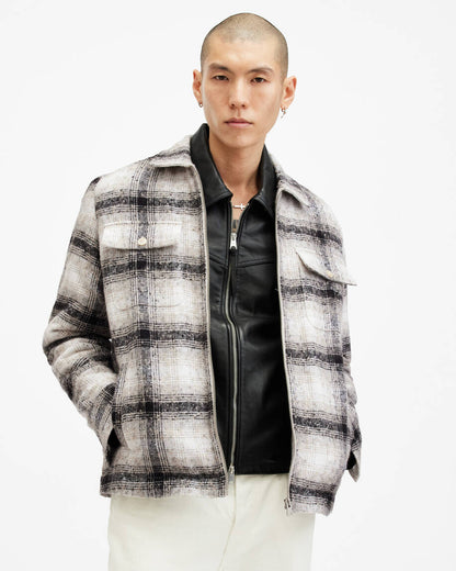 Banshee Textured Checked Jacket