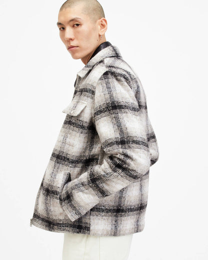 Banshee Textured Checked Jacket