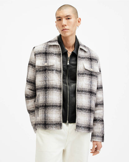 Banshee Textured Checked Jacket