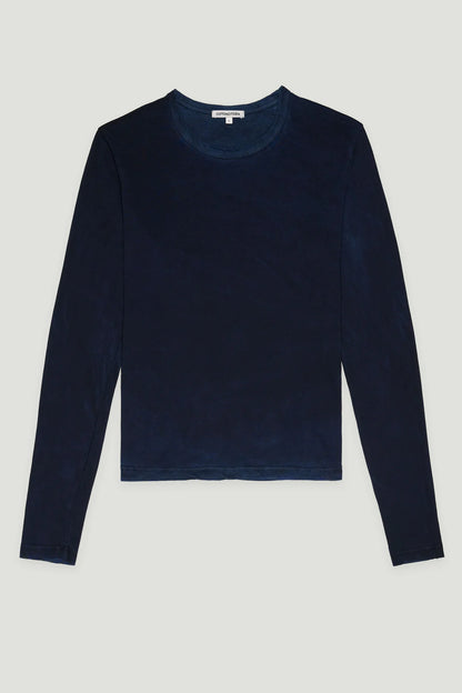 W standard LS shirt - vintage navy