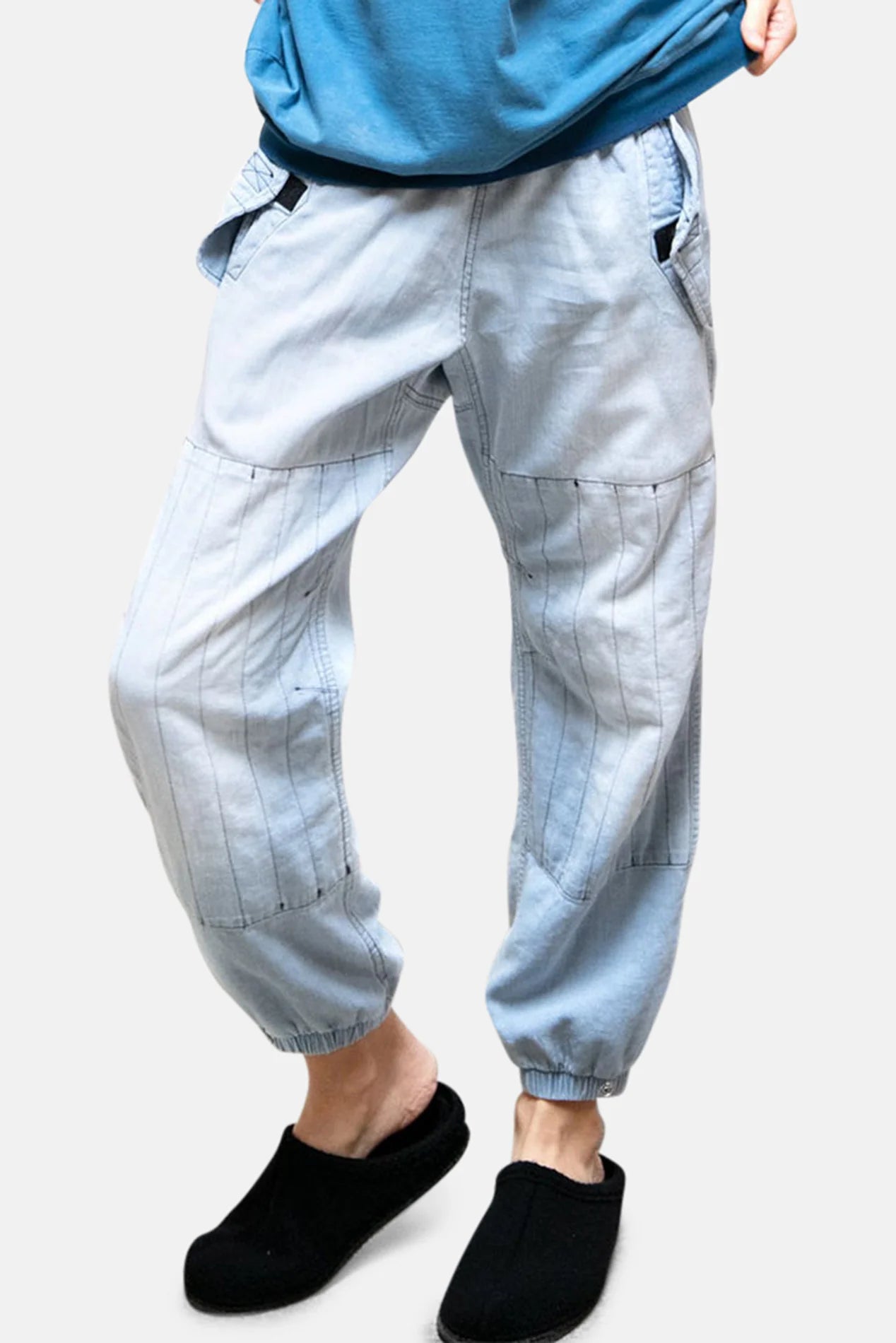 Flap indigo pant superfadeot