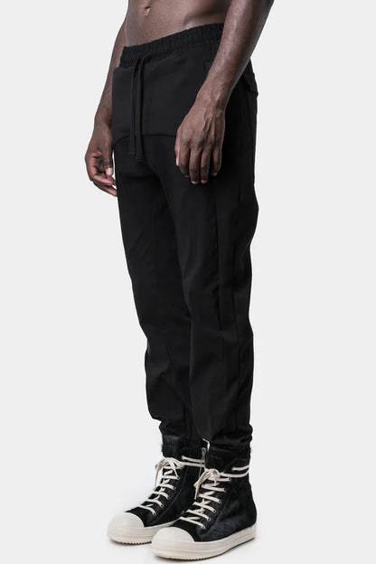 Tk black Relaxed drop crotch drawstring pants