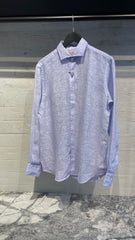 Linen shirt washed blue