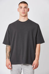 Oversized graphite T-shirt