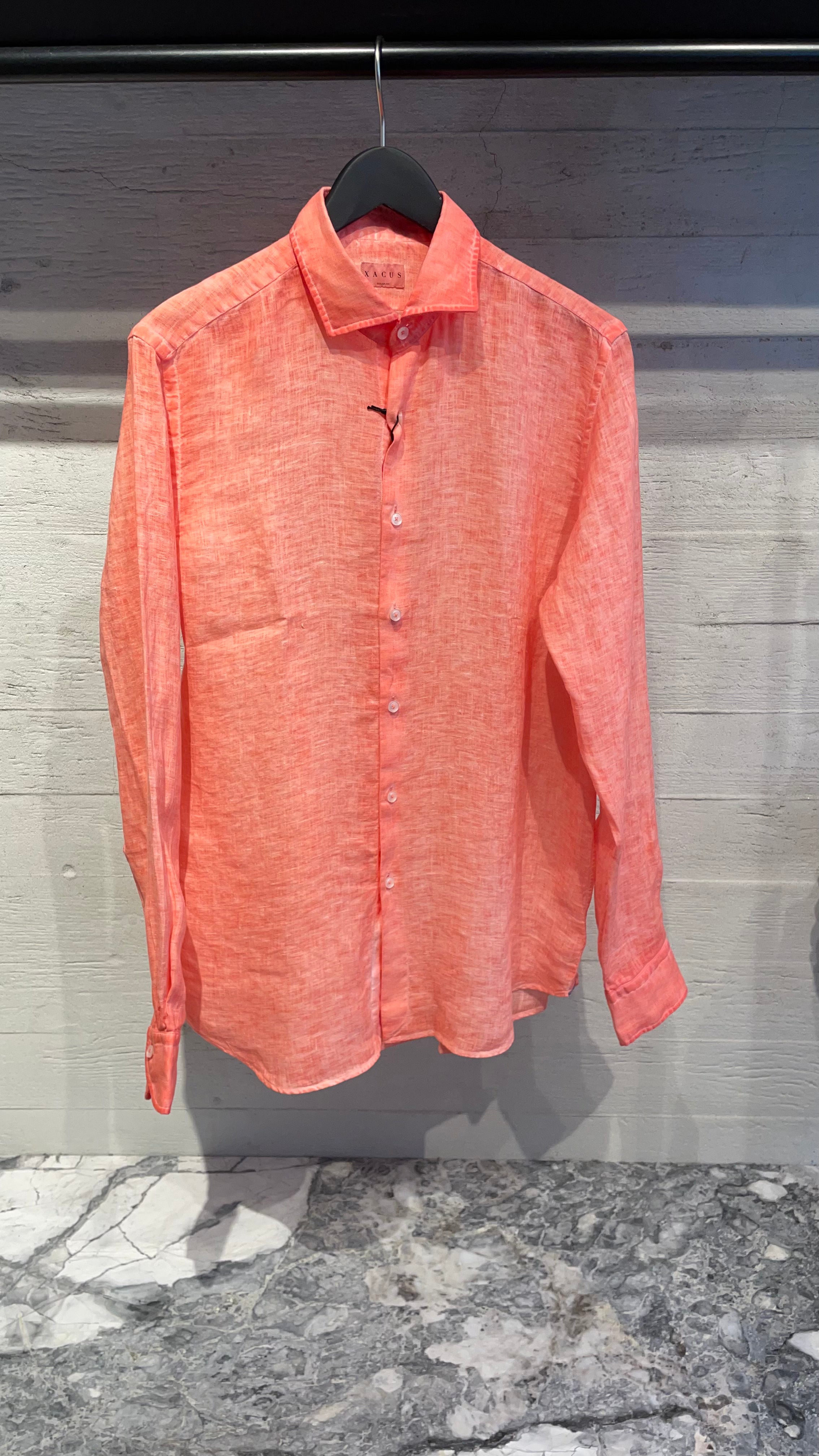 Linen Shirt Orange