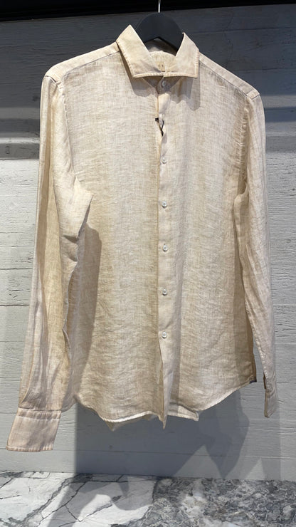 Linen Shirt Washed Beige