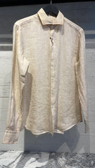 Linen shirt washed beige