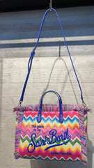 Colette medium multicolor straw bag