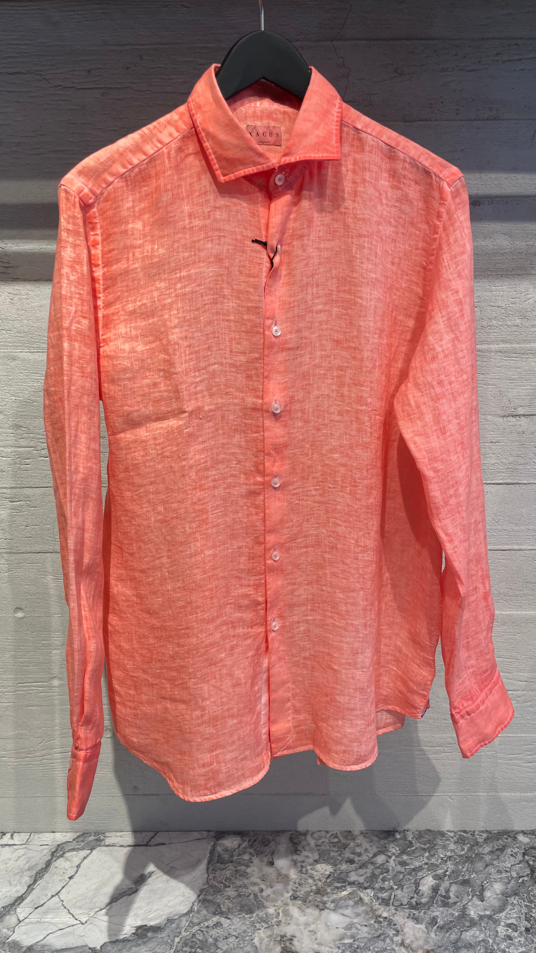 Linen Shirt Orange