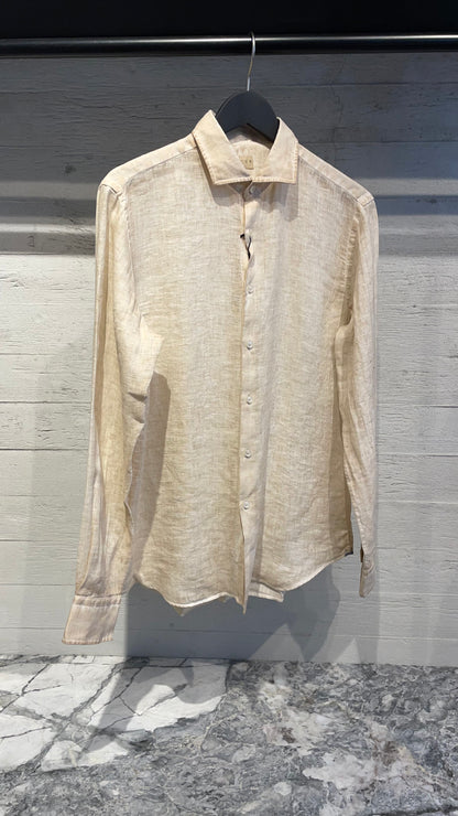 Linen Shirt Washed Beige