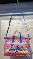 Colette medium multicolor straw bag