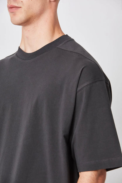 Oversized graphite T-shirt