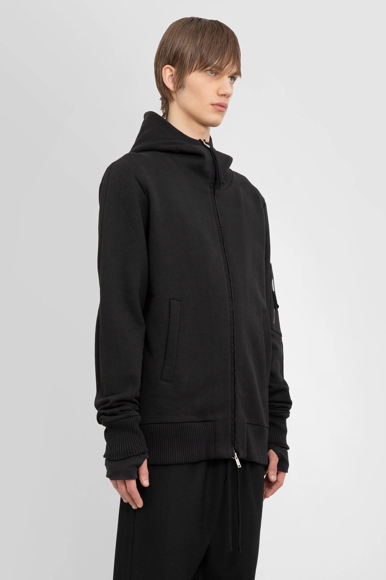 Tk Black Hooded Sweatshirt