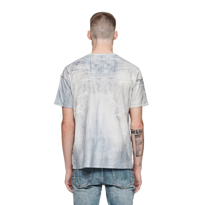 Textured Jersey Tee - Denim