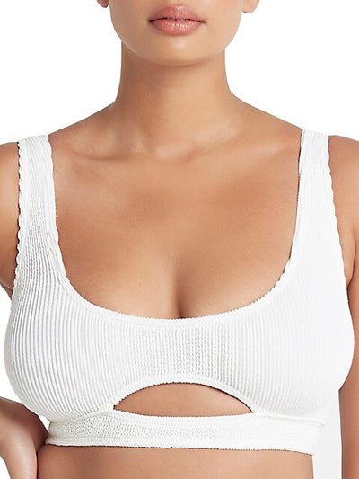Optic White Sasha Crop