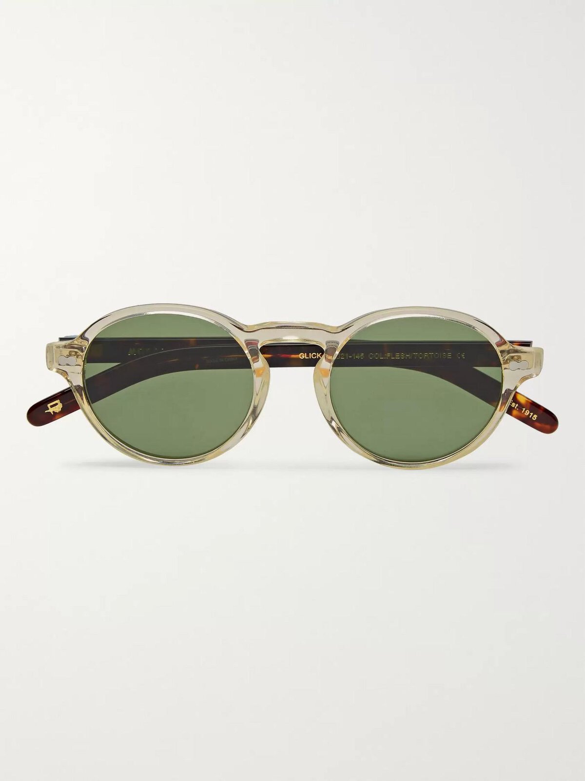 Glick Round Frame Tortoiseshell Acetate