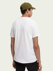 White organic cotton crewneck T-shirt