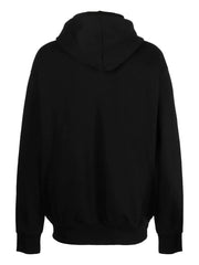 Black box logo hoodie
