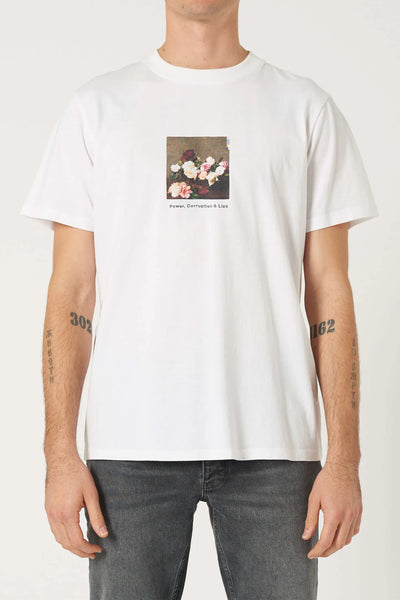 White New Order Roses Tee