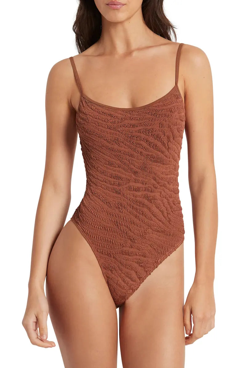 Terracota low palace One-Piece Swimsuit