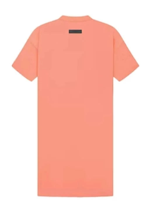 TEE dress coral