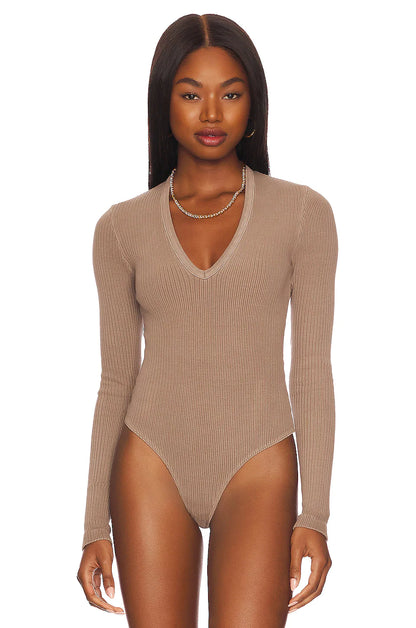 TAVI Bodysuit Biscotti