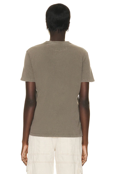 Olive-Green Slim Fit T-Shirt