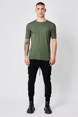 Green cotton t-shirt