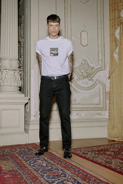 White New Order Roses Tee
