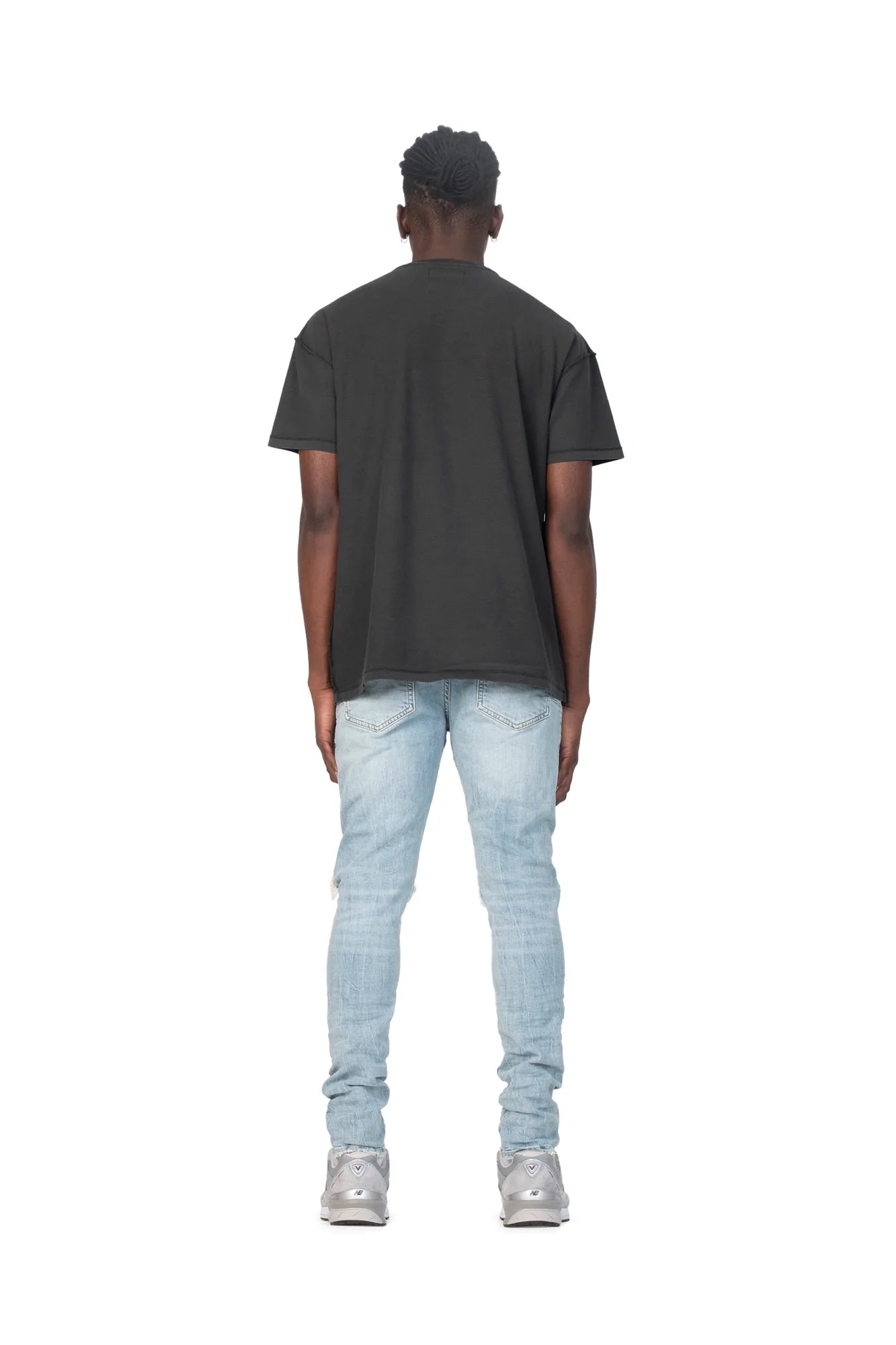 Mid Rise Slim Jean Light Indigo Blowout