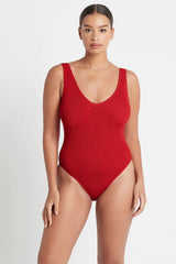 Madison Red One-Piece Swimsuit
