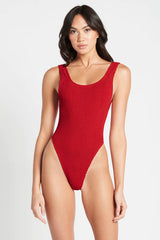 Madison Red One-Piece Swimsuit