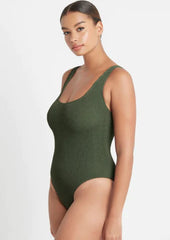 Madison Khaki One-Piece Swimsuit