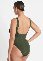 Madison Khaki One-Piece Swimsuit