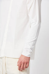 Off white linen long t-shirt