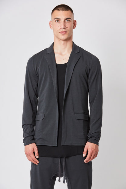 Graphite button blazer