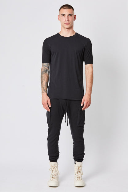 Black Cotton T-shirt