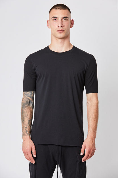 Black Cotton T-shirt